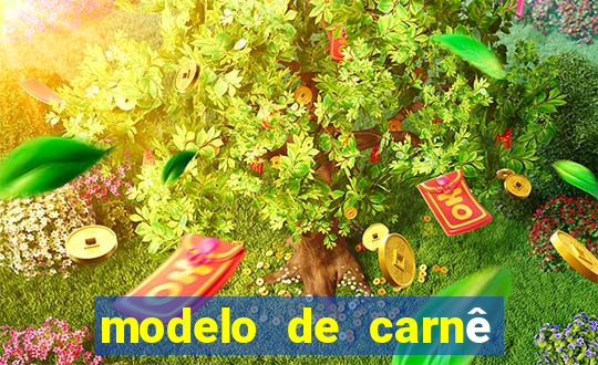 modelo de carnê de pagamento word