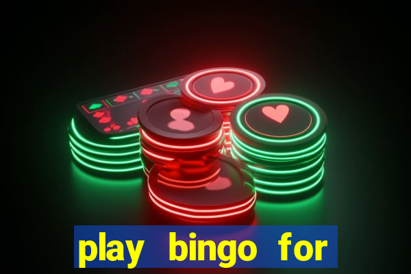 play bingo for money online