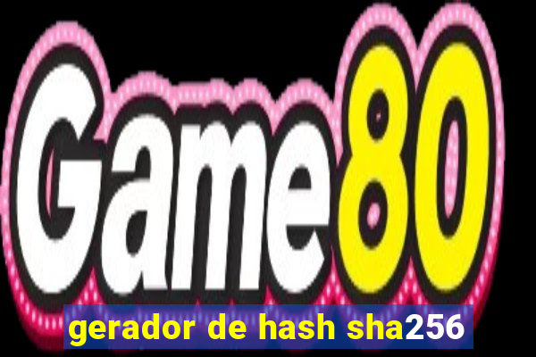 gerador de hash sha256