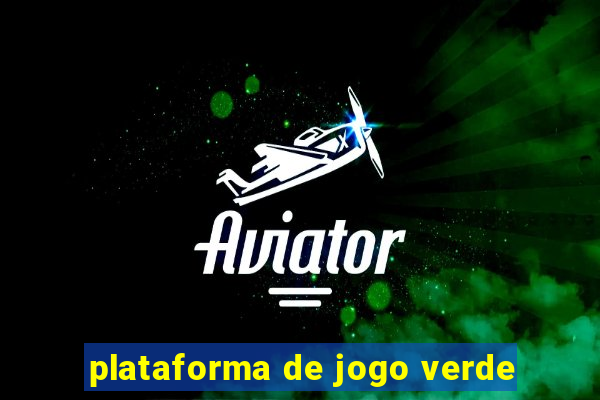 plataforma de jogo verde