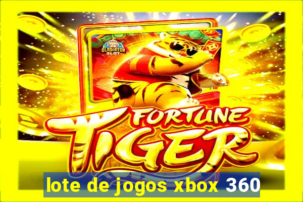 lote de jogos xbox 360