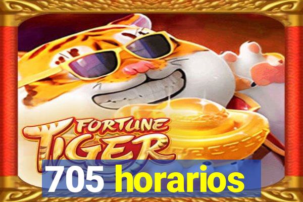 705 horarios