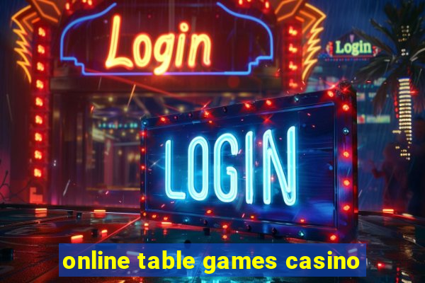 online table games casino