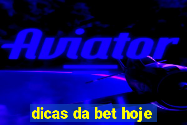 dicas da bet hoje