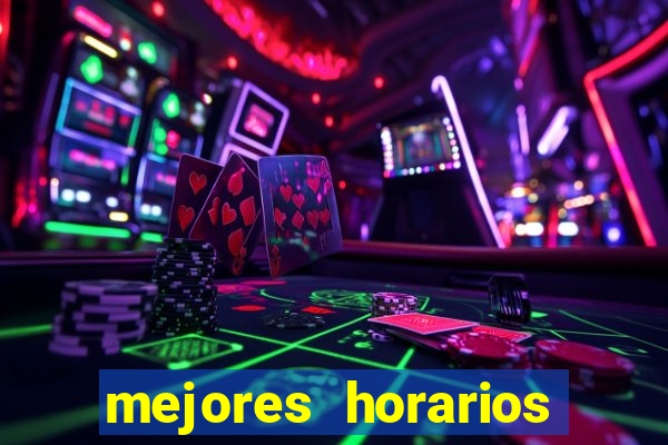 mejores horarios para jugar al casino online