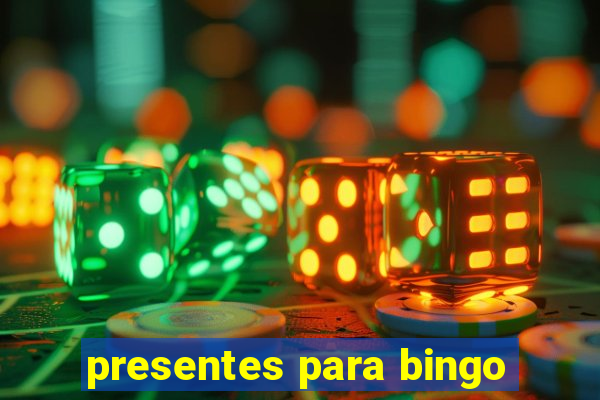 presentes para bingo