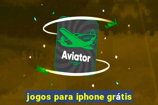 jogos para iphone grátis