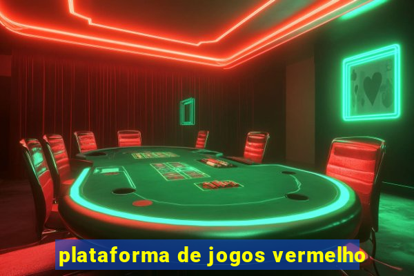 plataforma de jogos vermelho