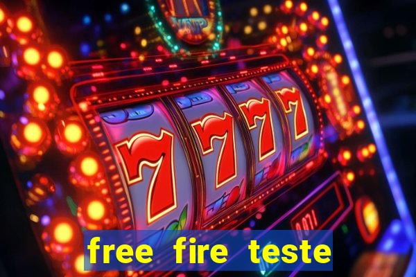 free fire teste grátis jogar agora