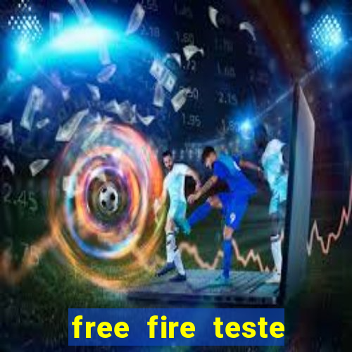 free fire teste grátis jogar agora