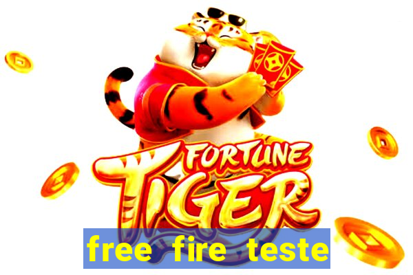 free fire teste grátis jogar agora