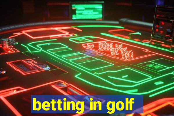 betting in golf