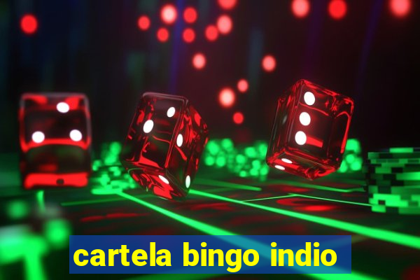 cartela bingo indio