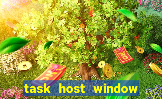 task host window what is it