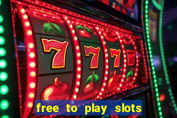 free to play slots online no download