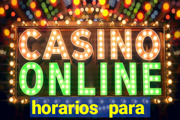 horarios para ganhar no fortune tiger