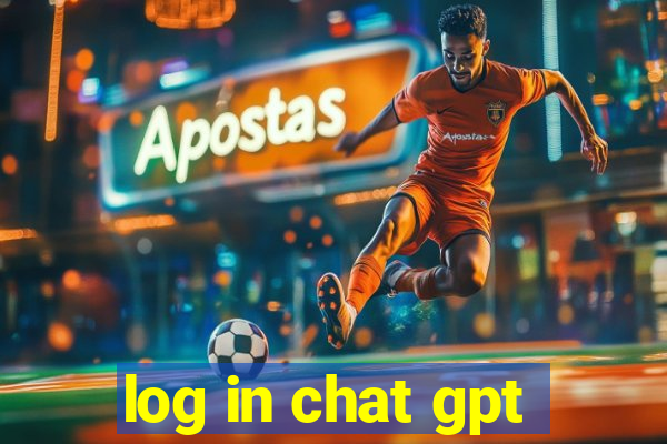 log in chat gpt