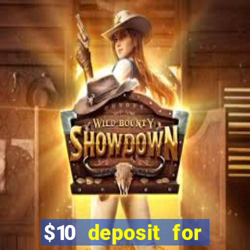 $10 deposit for crypto casino