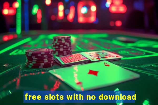 free slots with no download