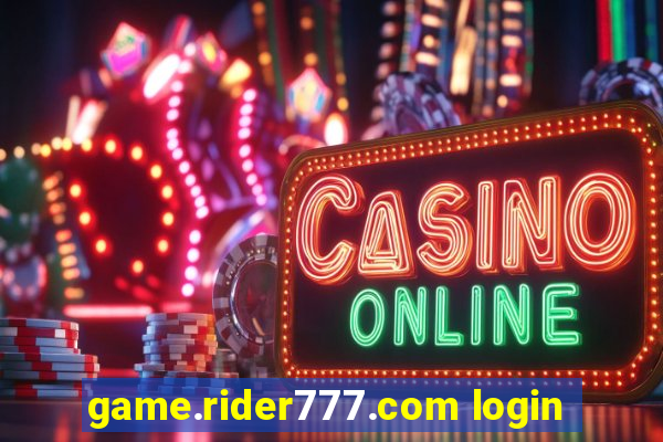 game.rider777.com login