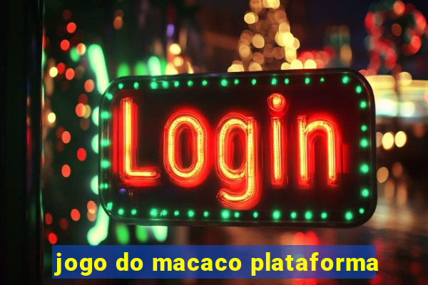 jogo do macaco plataforma